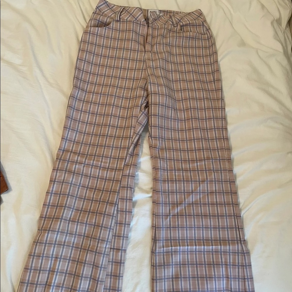 princess polly size 6 plaid pants! only worn 2 times